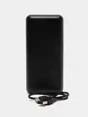 Черный повербанк Hoco J101B, быстрая зарядка, 30000 mAh, 2 USB + Type-C