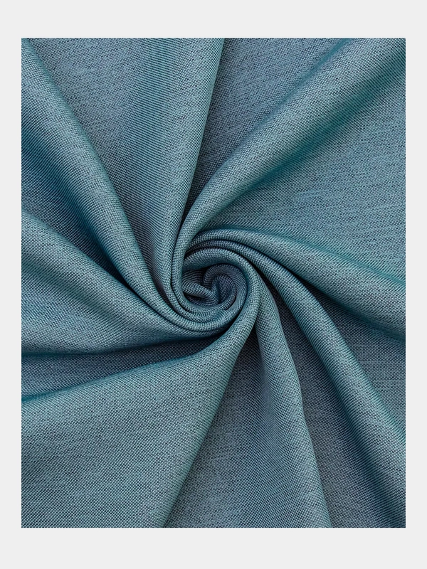 Портьера голубая "Сканди", 180*260 см