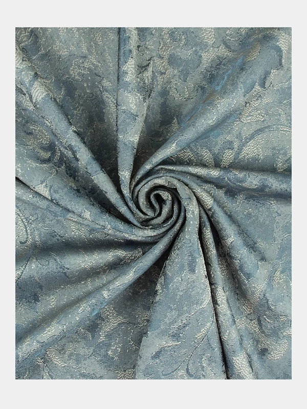 Портьера голубая "Лувр", 170*260 см