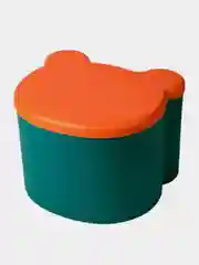 Зеленый детский контейнер для игрушек