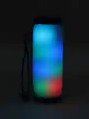 Синий портативная Bluetooth колонка TG 157, с радио и светомузыкой, беспроводная