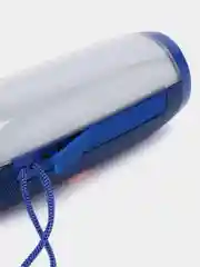 Синий портативная Bluetooth колонка TG 157, с радио и светомузыкой, беспроводная
