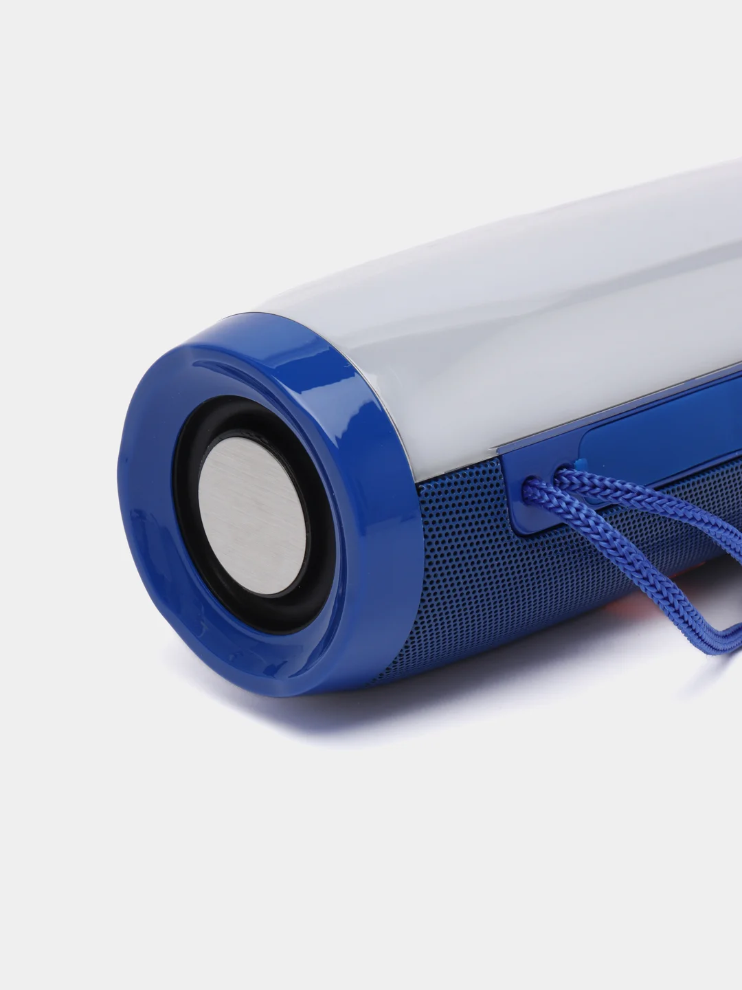 Синий портативная Bluetooth колонка TG 157, с радио и светомузыкой, беспроводная