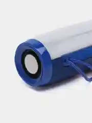 Синий портативная Bluetooth колонка TG 157, с радио и светомузыкой, беспроводная