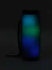 Черный портативная Bluetooth колонка TG 157, с радио и светомузыкой, беспроводная