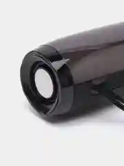 Черный портативная Bluetooth колонка TG 157, с радио и светомузыкой, беспроводная