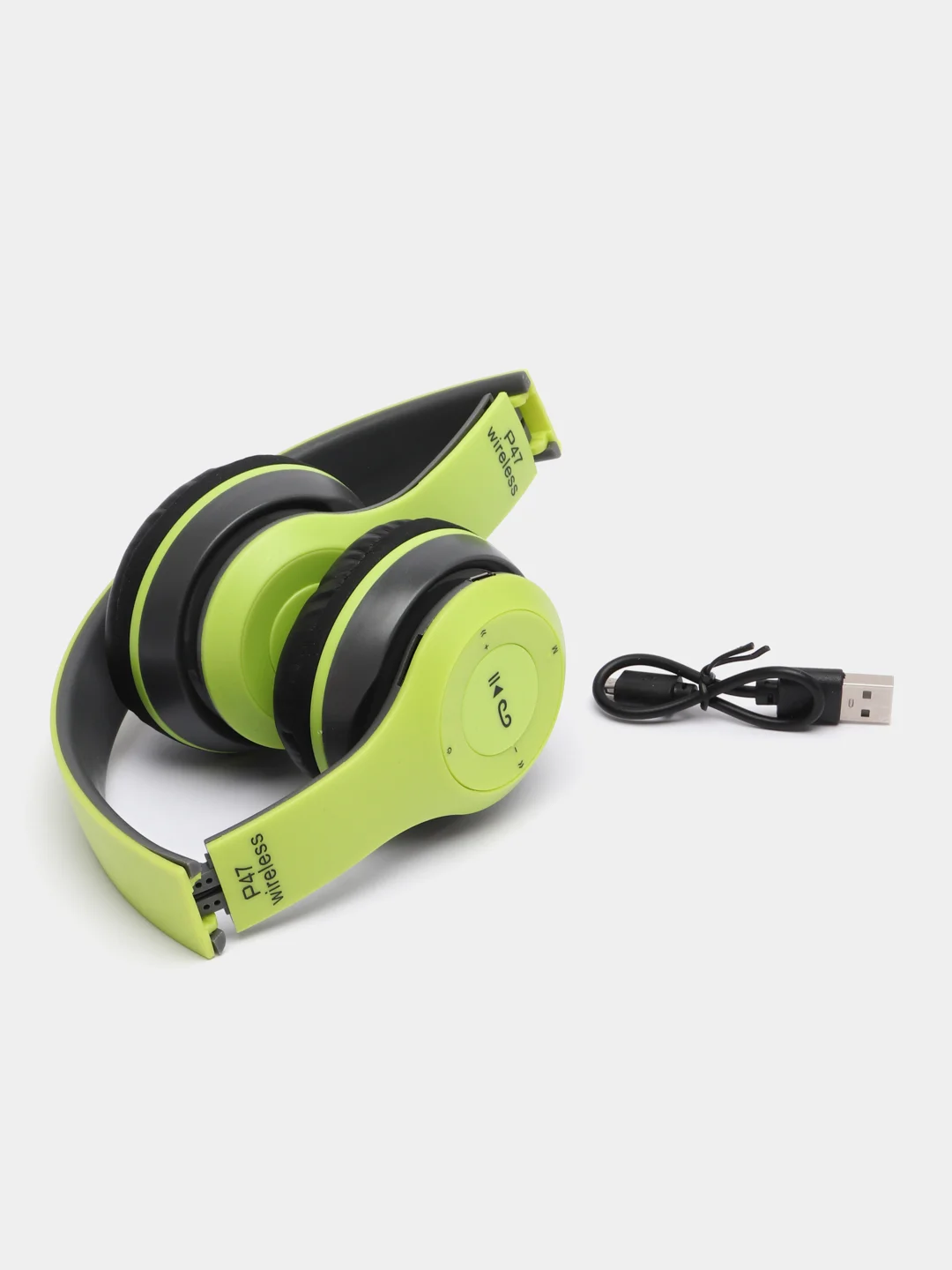 Салатовый наушники беспроводные P47 Bluetooth 5.0