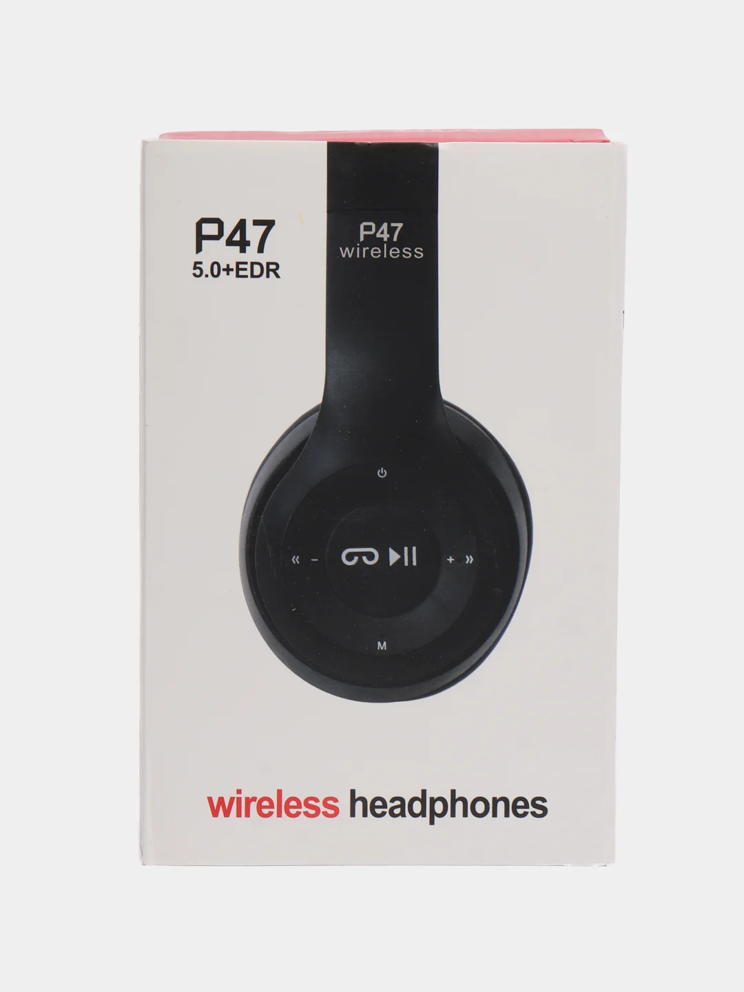Черный наушники беспроводные P47 Bluetooth 5.0