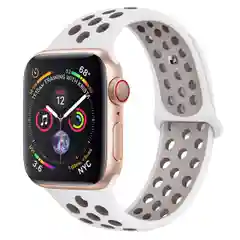 Лавандовый ремешок для Apple Watch 38/40 двухцветный, спортивный