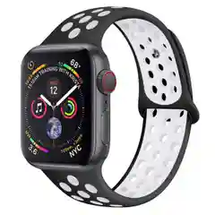 Лавандовый ремешок для Apple Watch 38/40 двухцветный, спортивный