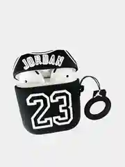 Черный чехол для кейса AirPods 2 Case, объемный, 3D, ударопрочный, силиконовый