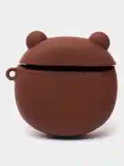 Коричневый чехол для наушников AirPods 1 / 2 , AirPods Pro, AirPods 3, Мультгерои, с карабином
