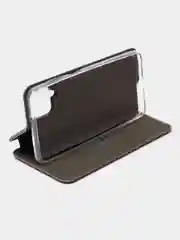 Серый чехол книжка Samsung Galaxy A12 / M12