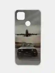 Бирюзовый чехол для телефона Honor 9A, 8X ,Redmi 9C ,Redmi 9A, Samsung A52, Redmi 9T, с картинками