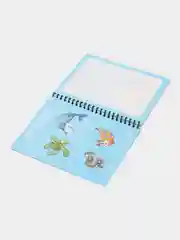 Голубой многоразовая водная раскраска