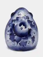 Лазурный сувенир гжель Зайчик, Собачка, Уточка, Ежик фарфоровый