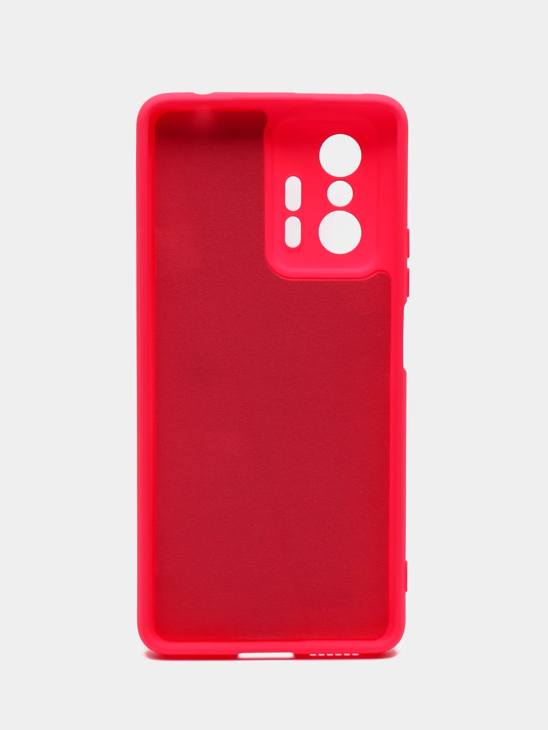 Фуксия чехол Silicone Cover для Xiaomi 11T / 11T Pro, Сяоми 11Т / 11Т Про, силиконовый