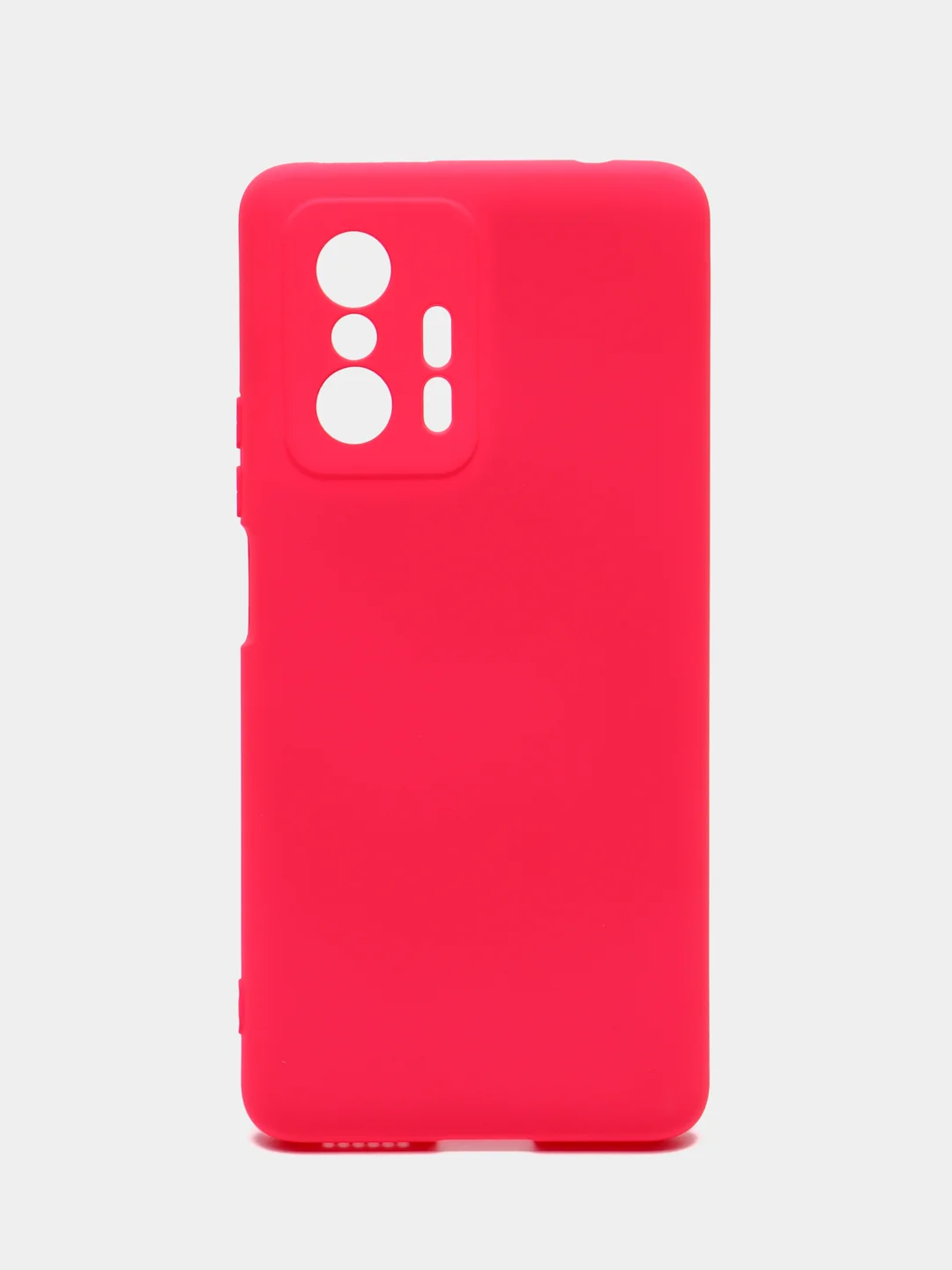 Фуксия чехол Silicone Cover для Xiaomi 11T / 11T Pro, Сяоми 11Т / 11Т Про, силиконовый
