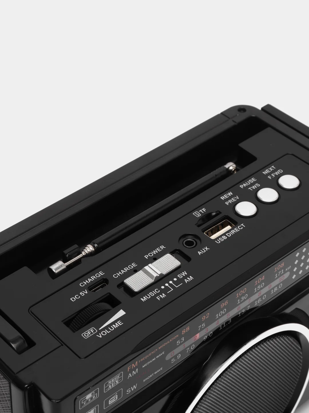 Радиоприемник портативный аналоговый Harper HRS-640, USB, MicroSD, FM, AM, SW, bluetooth