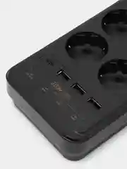 Сетевой фильтр Harper UCH-650 8 розеток,3-USB по 2,4А и 1-USB Type-C Power Delivery (20Вт)