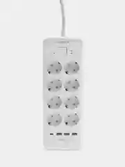 Сетевой фильтр Harper UCH-650 8 розеток,3-USB по 2,4А и 1-USB Type-C Power Delivery (20Вт)