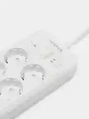 Сетевой фильтр Harper UCH-650 8 розеток,3-USB по 2,4А и 1-USB Type-C Power Delivery (20Вт)