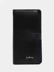Черный портмоне, кошелек, клатч мужской Bacllerry, c картхолдером