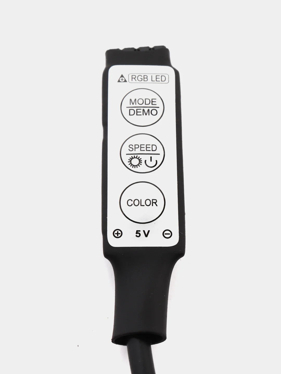 Черный светодиодная LED лента, с USB,  влагозащитная, 1 м