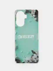 Бирюзовый чехол Huawei Nova Y70, Хуавей Нова У70 с рисунком