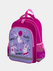 Рюкзак для девочек, Пифагор School "Funny bunnies", для начальной школы
