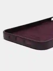 Тёмно-зелёный кожаный клип-кейс Apple Leather для iPhone 13 Pro Max (чехол-накладка)