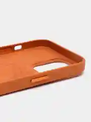 Белый кожаный клип-кейс Apple Leather для iPhone 13 Pro Max (чехол-накладка)
