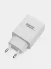 Белый сетевое зарядное устройство MRM MR30C, Type-C, с функцией быстрой зарядки