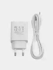 Белый сетевое зарядное устройство MRM MR30C, Type-C, с функцией быстрой зарядки
