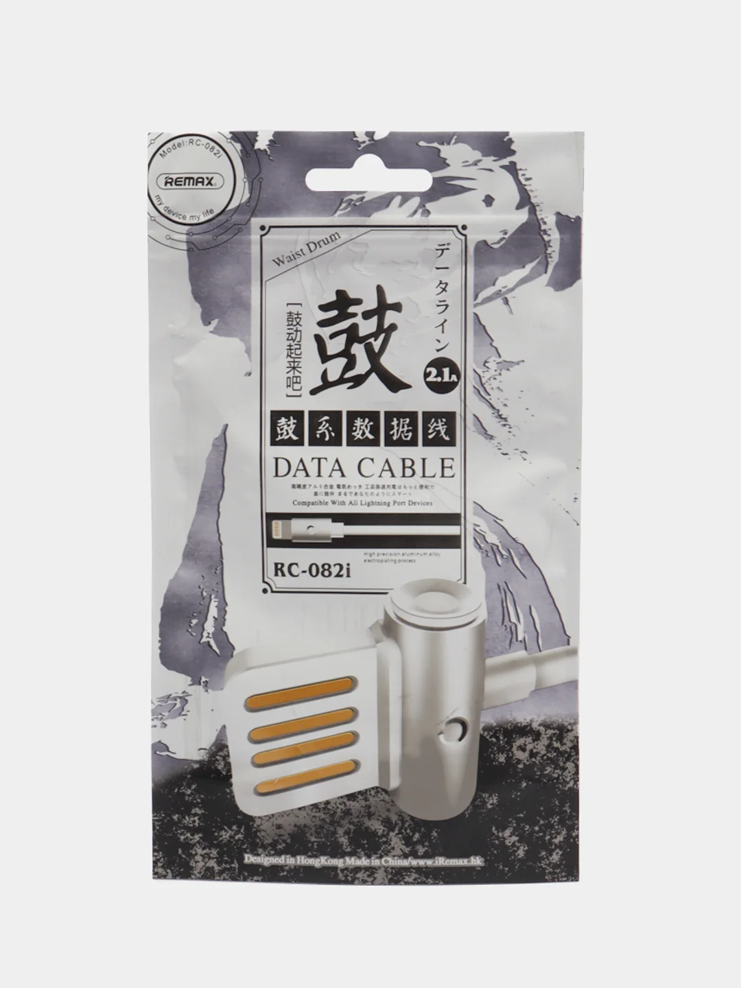 Белый usb-кабель Remax RC-082i, 8 pin, 1.0 м
