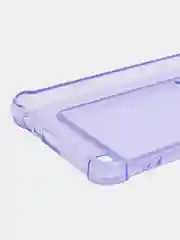 Лавандовый чехол противоударный для Realme C11 2021 / C20 Реалми прозрачный, с карманом для карты