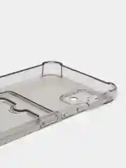 Черный чехол противоударный для Realme C11 2021 / C20 Реалми прозрачный, с карманом для карты