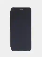 Темно-синий чехол-книжка с визитницей для Xiaomi Redmi A1+, полная защита телефона
