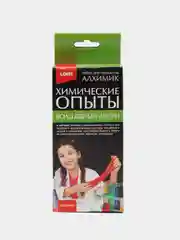 Алый химические опыты-игра "Выращивание кристаллов", "Лизун", "Лава", развлечения, занятия
