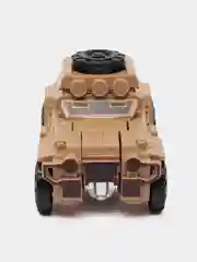 Бежевый робот-автомобиль, трансформер