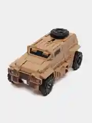 Бежевый робот-автомобиль, трансформер