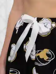 Черный шорты женские пижама