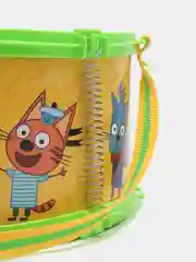 Игрушечный музыкальный инструмент барабан "Три кота "