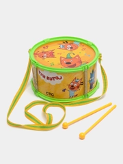 Игрушечный музыкальный инструмент барабан "Три кота "