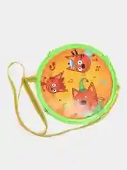 Игрушечный музыкальный инструмент барабан "Три кота "