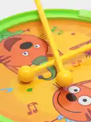 Игрушечный музыкальный инструмент барабан "Три кота "
