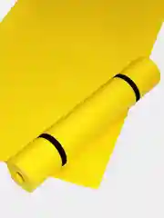 Желтый спортивный коврик для йоги, фитнеса и отдыха