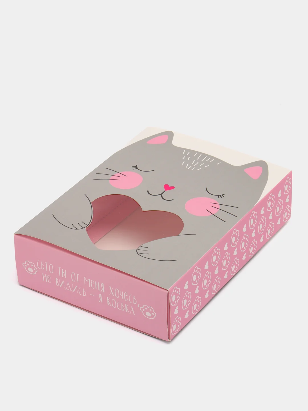 Коробка для сладостей "Котик", 20 х 15 х 5 см