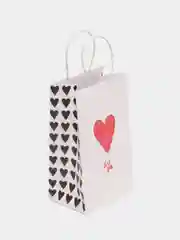 Пакет подарочный "Love you", 12 х 21 х 9 см