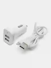Автомобильное зарядное устройство Earldom ES-131 + кабель Lightning, 2xUSB, 2.1A